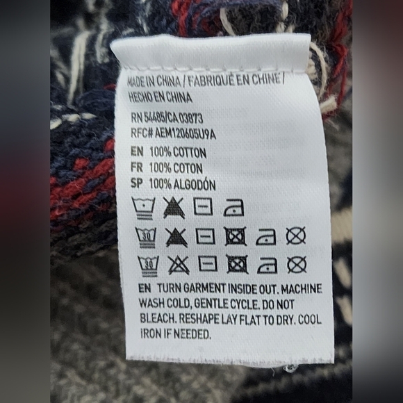 American Eagle Hooded Sweater Womens Size Small Holiday - Picture 5 of 5